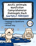 Nonfiction Passages- Arctic Animals SAMPLE FREEBIE