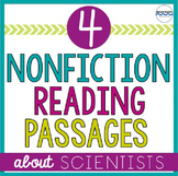 Famous Scientists Nonfiction Mini-Lesson and Passages:  4 