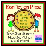 Nonfiction Call Number Pizza - School Library Activity