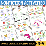 Nonfiction Graphic Organizers, Posters, Worksheets and more!