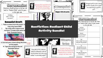 Preview of Nonfiction Radiant Child Activity Bundle.