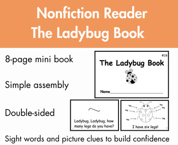 Preview of Nonfiction Reader - The Ladybug Book
