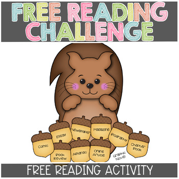 Preview of FREE Reading Month Reading Challenge