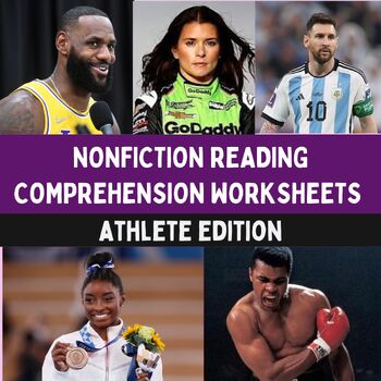 Preview of Nonfiction Reading Comprehension | Athlete Edition