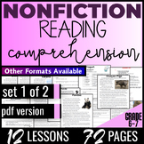 Nonfiction Reading Passages and Questions Set 1 of 2 6th 7