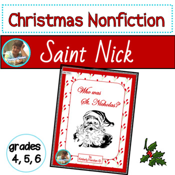 Preview of Nonfiction Reading Comprehension Passages and Printables  About St. Nicholas