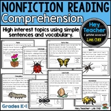 Nonfiction Reading Comprehension, Short Passages, Diagrams