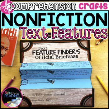 Preview of Nonfiction Reading Crafts: Nonfiction Text Features Scavenger Hunt & Activities