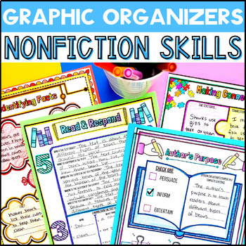 Nonfiction Reading Graphic Organizers Variety Pack by Blooming with Bullard