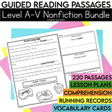 Nonfiction Reading Passages | Level A-V Bundle | Comprehen