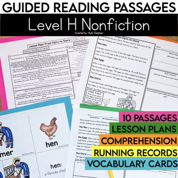 Preview of Level H Nonfiction Guided Reading Passages with Comprehension Questions