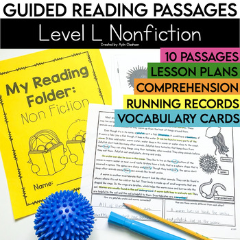 Preview of Level L Nonfiction Guided Reading Passages and Comprehension | 2nd Grade