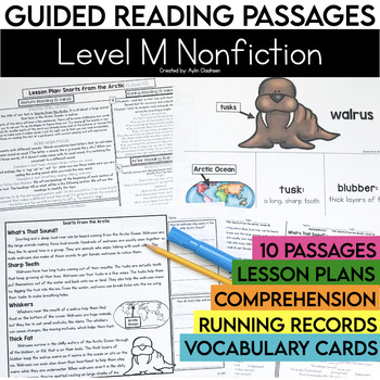 Preview of Level M Nonfiction Guided Reading Passages and Comprehension | 2nd Grade