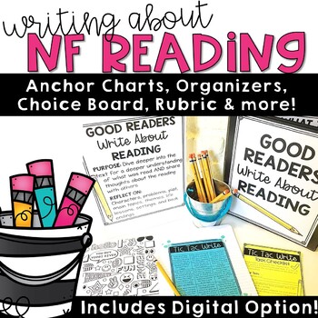 Preview of Nonfiction Reading Response Choice Board | Independent Work for Fast Finishers