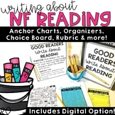 Nonfiction Reading Response Choice Board | Independent Wor