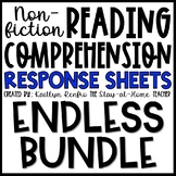 Nonfiction Reading Response Worksheets ENDLESS GROWING BUNDLE