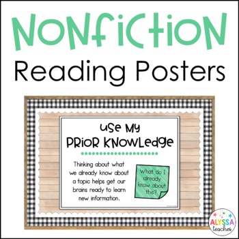 Preview of Nonfiction Reading Strategies Posters