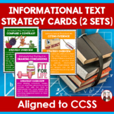 Nonfiction Reading Strategy Cards (Informational Text)