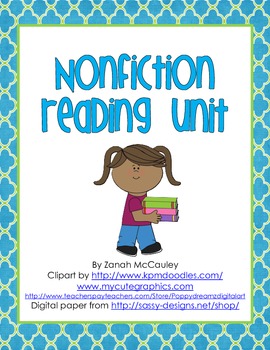 Nonfiction Reading Unit (CC Aligned) by Z Mo | TPT