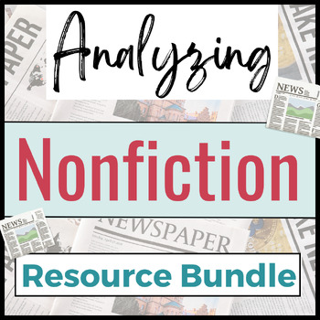 Preview of Nonfiction Resource Bundle- Graphic Organizers, Question Stems, Charts, & MORE