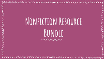 Preview of Nonfiction Resources - ELL/ELD Support