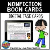 Nonfiction Review Boom Cards Digital Task Cards for Distan