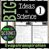 Nonfiction Science Close Reading 1: Evapotranspiration