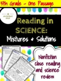 Nonfiction Science Passage with Comprehension Questions: M