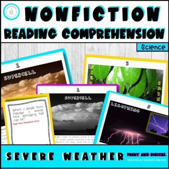 Preview of Weather Comprehension Passages