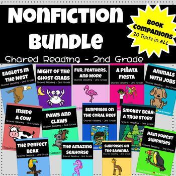 Preview of Second Grade Nonfiction Shared Reading 20 Text Companion BUNDLE