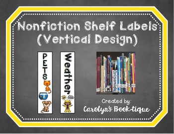 Preview of Nonfiction Shelf Labels (Vertical)
