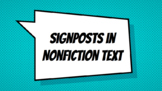 Nonfiction Signposts in Google Slides