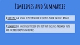 Nonfiction Summary with Timeline - Google Slides Assignment