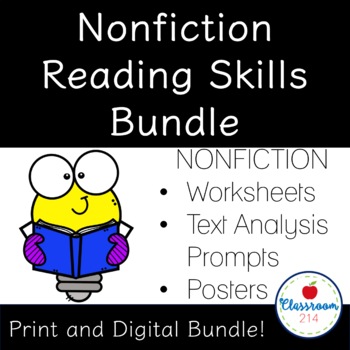 Preview of Nonfiction Text Features and Reading Skills Bundle