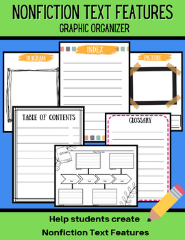 Preview of Nonfiction Text Feature Graphic Organizer