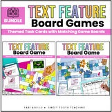 Nonfiction Text Feature Task Cards & Game Board | BUNDLE| 