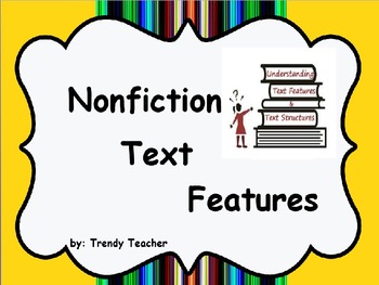 Preview of Nonfiction Text Features Common Core Powerpoint