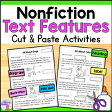 Nonfiction Text Features Cut and Paste Activity or Assessment