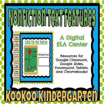 Preview of Nonfiction Text Features-Digital Center for Google Classroom