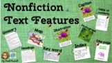Nonfiction Text Features Digital Work and BOOM Cards