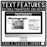 Nonfiction Text Features | Editable PowerPoint and Scaffol