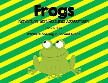 Preview of Nonfiction Text Features FROG