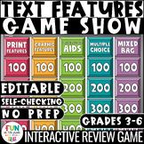 Nonfiction Text Features Game Show | Test Prep Reading Rev