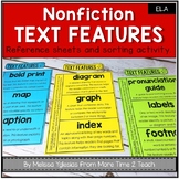 Nonfiction Text Features | Interactive Notebook Activities -Sort