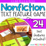 Nonfiction Text Features Game Nonfiction Activity Center Kapow