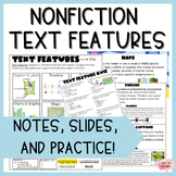 Nonfiction Text Features - Lesson, notes, and activities -