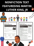 Nonfiction Text Features-Martin Luther King Jr|Activities|