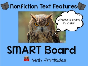 Preview of Nonfiction Text Features  SMART Board Bundle