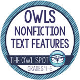 Nonfiction Text Features: Owls