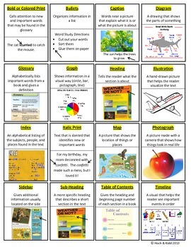 Preview of Nonfiction Text Features Poster